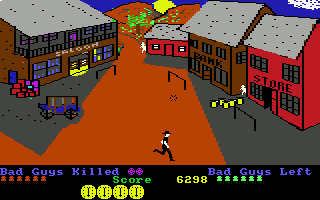 Kane (Commodore 64) screenshot: Shoot Out