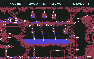 The Goonies (Commodore 64) screenshot: Level 2