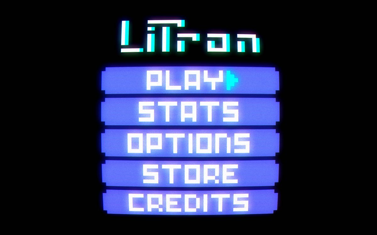 Litron (Android) screenshot: Main menu