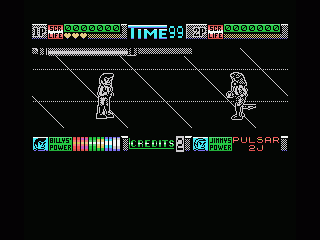 Double Dragon II: The Revenge (MSX) screenshot: Let's fight