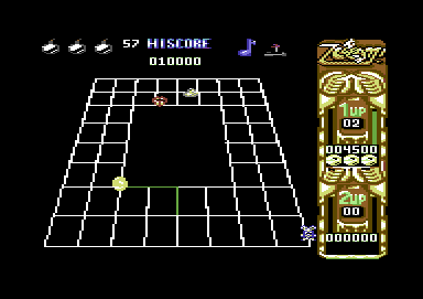 Zoom! (Commodore 64) screenshot: Level 2