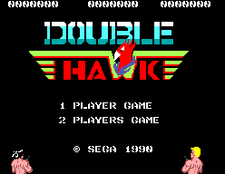 Double Hawk (SEGA Master System) screenshot: Title