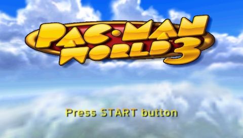 Pac-Man World 3 (PSP) screenshot: Title screen