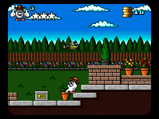 Giddy 3: The Retro Eggsperience (DOS) screenshot: Tube of lard