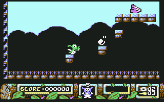 DJ Puff (Commodore 64) screenshot: Beginning level 2