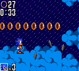 Sonic the Hedgehog 2 (Game Gear) screenshot: So much for the nice weather