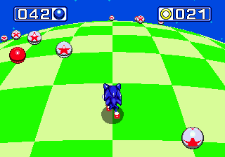 Sonic & Knuckles (Genesis) screenshot: Chaos Emerald Quest