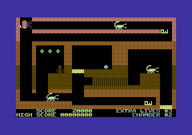 Fire Ant (Commodore 64) screenshot: Chamber 2
