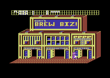 Beer Belly Burt's Brew Biz (Commodore 64) screenshot: Choose your specialty