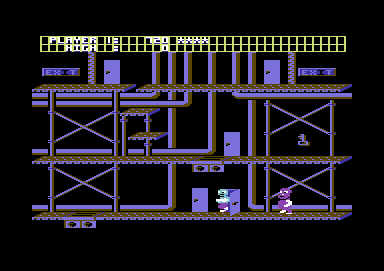Beer Belly Burt's Brew Biz (Commodore 64) screenshot: The production section