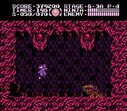 Ninja Gaiden III: The Ancient Ship of Doom (NES) screenshot: Stage 6 boss