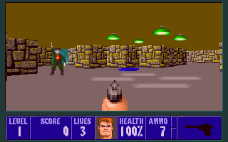 Wolfenstein 3D (DOS) screenshot: Episode 2