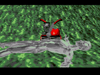 The Lawnmower Man (SEGA CD) screenshot: Miss a single button press and you get your lawn mowed.