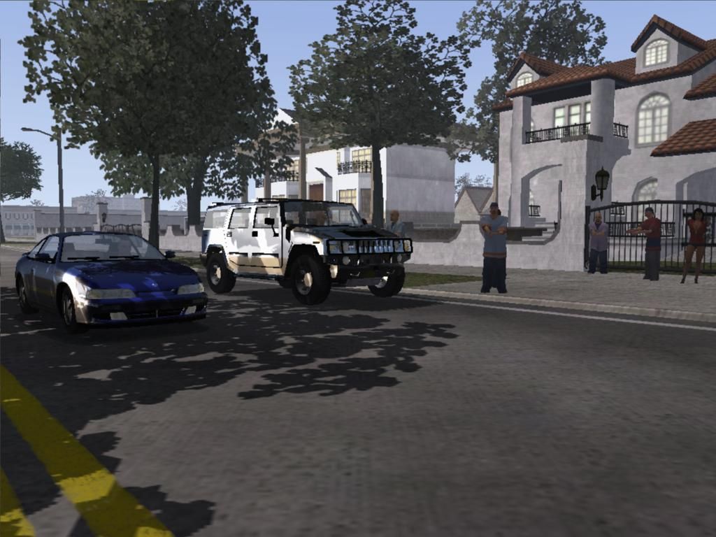 L. A. Rush (Windows) screenshot: Starting a race.