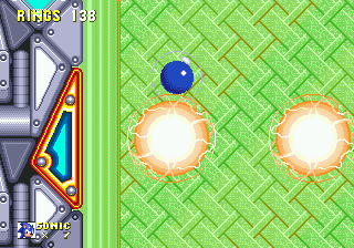 Sonic & Knuckles (Genesis) screenshot: The other bonus round.