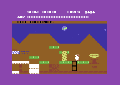 Demons of Topaz (Commodore 64) screenshot: There's the diamond