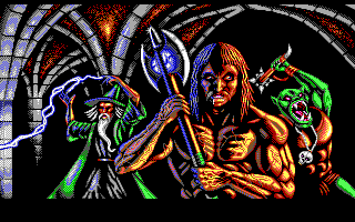 Worlds of Legend: Son of the Empire (DOS) screenshot: The opening sequence (EGA)