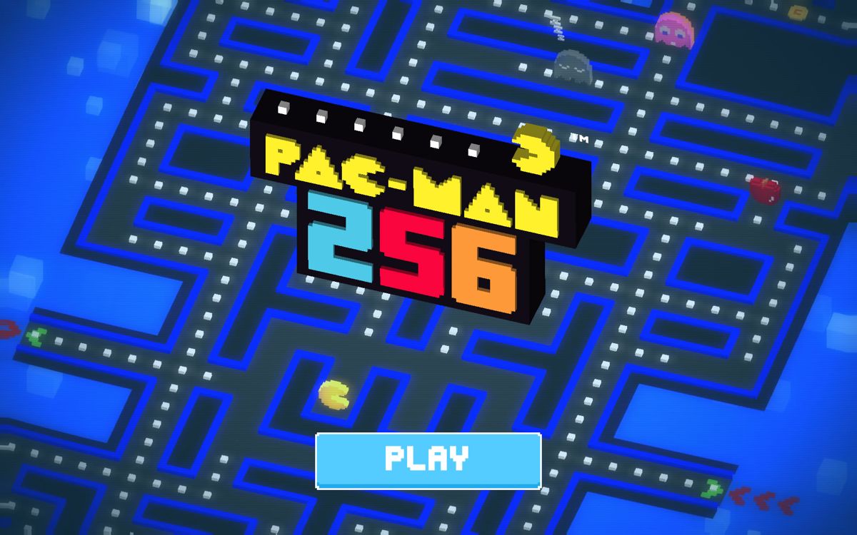 Pac-Man 256 (Android) screenshot: Title screen