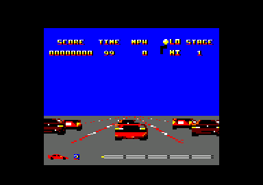 Screenshot Of Twin Turbo V8 (amstrad Cpc, 1988) - Mobygames