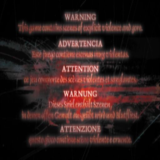 Devil May Cry 3: Dante's Awakening (PlayStation 2) screenshot: Is this really a warning or just confirmation that it's my kind of game