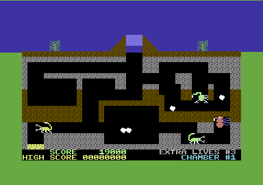 Fire Ant (Commodore 64) screenshot: Trapped