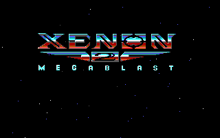 Xenon 2: Megablast (DOS) screenshot: Title (EGA)