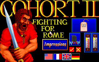 Cohort II (DOS) screenshot: Setup screen