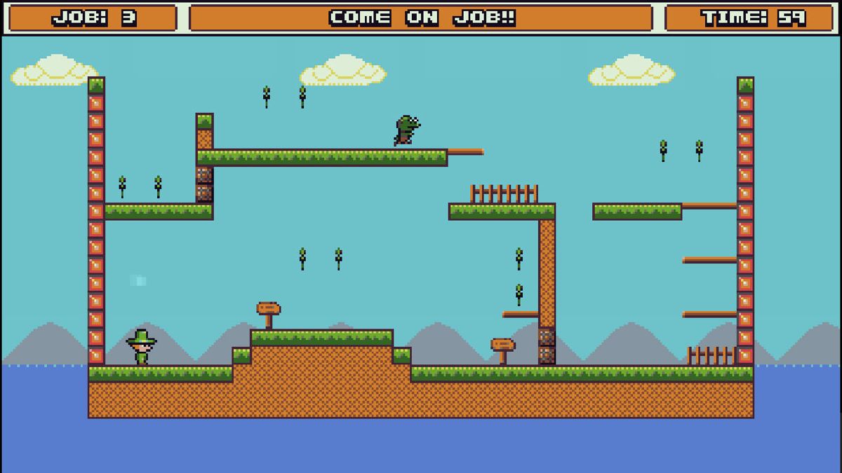 Job the Leprechaun (Windows) screenshot: Start of the game