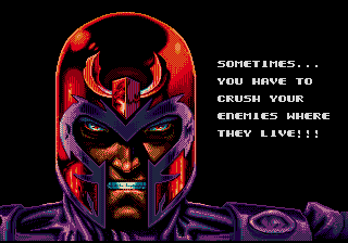 X-Men (Genesis) screenshot: Magneto!