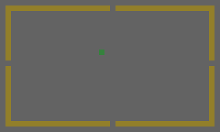 Maze of Death (Atari 8-bit) screenshot: An empty room - there are many of these