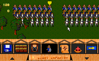 Cohort II (DOS) screenshot: Close-up on the troops