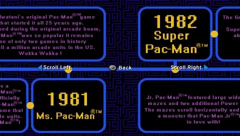 Pac-Man World 3 (PSP) screenshot: Pac-Man road map in the museum