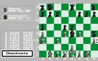 Intelligent Strategy Games 10 (DOS) screenshot: How embarrassing