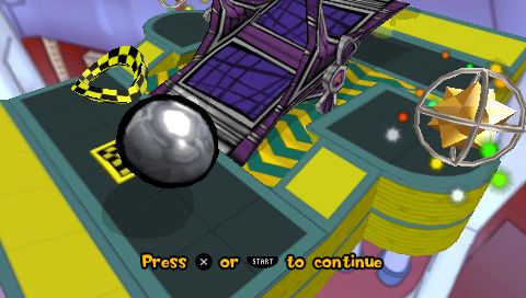 Mercury Meltdown (PSP) screenshot: Level preview before the start of a game.