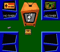 Spot (NES) screenshot: Main menu