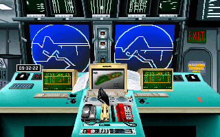 Super-VGA Harrier (DOS) screenshot: Command console