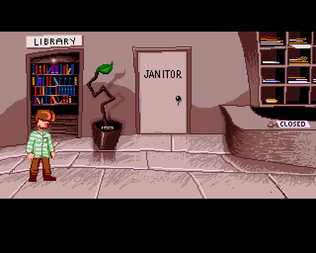 Madhouse: Indian Spirit (Amiga) screenshot: Downstairs