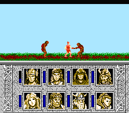 Dragons of Flame (NES) screenshot: Fearsome Zombies!