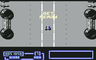 Marauder (Commodore 64) screenshot: Starting level 3