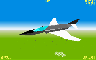 Chuck Yeager's Air Combat (DOS) screenshot: McDonnell Douglas F-4 Phantom II