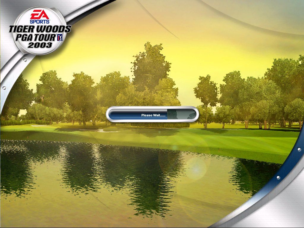 Tiger Woods PGA Tour 2003 (Windows) screenshot: Loading screen