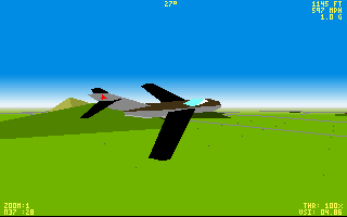 Chuck Yeager's Air Combat (DOS) screenshot: Mikoyan-Gurevich MiG-15 Fagot