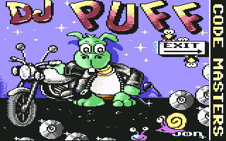 DJ Puff (Commodore 64) screenshot: Loading screen