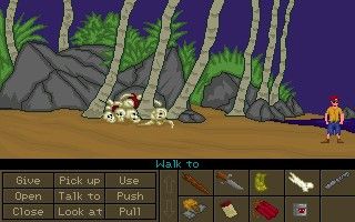 Pirate Fry 3: The Isle of the Dead (Windows) screenshot: You don't want to finish like them, right?