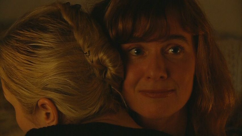 Point of View (DVD Player) screenshot: Mary, Jane's best friend, shares an an emotional moment with her.