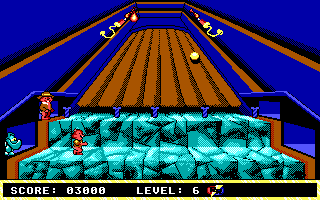 Chip 'N Dale Rescue Rangers: The Adventures in Nimnul's Castle (DOS) screenshot: Level 6
