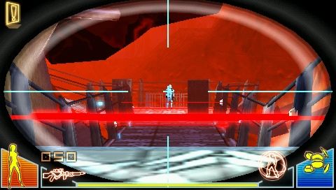 Star Wars: Lethal Alliance (PSP) screenshot: Using the sniper rifle.