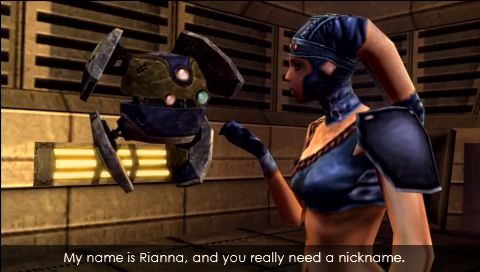 Star Wars: Lethal Alliance (PSP) screenshot: Shot from the in-game CG video