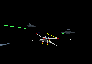 Star Wars Arcade (SEGA 32X) screenshot: Attract Mode