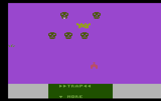 DragonStomper (Atari 2600) screenshot: Ahh, I fell into a trap!
